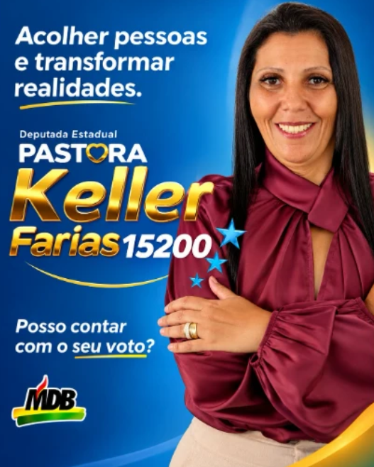 Pastora Keller Farias, Deputada Estadual, número 15200